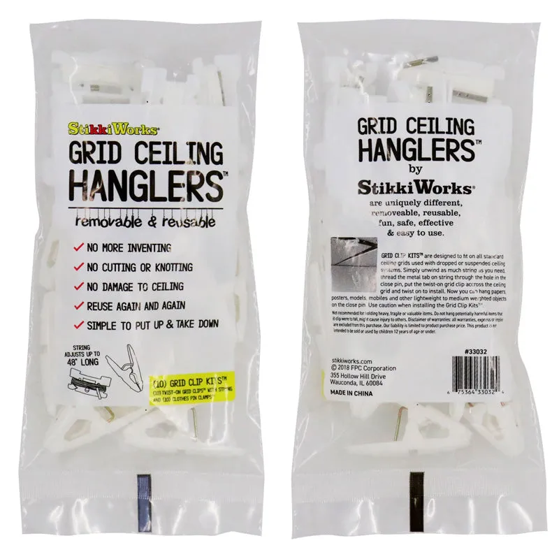 #31977 CEILING HANGERS GRID CLIP 10/PK KITS