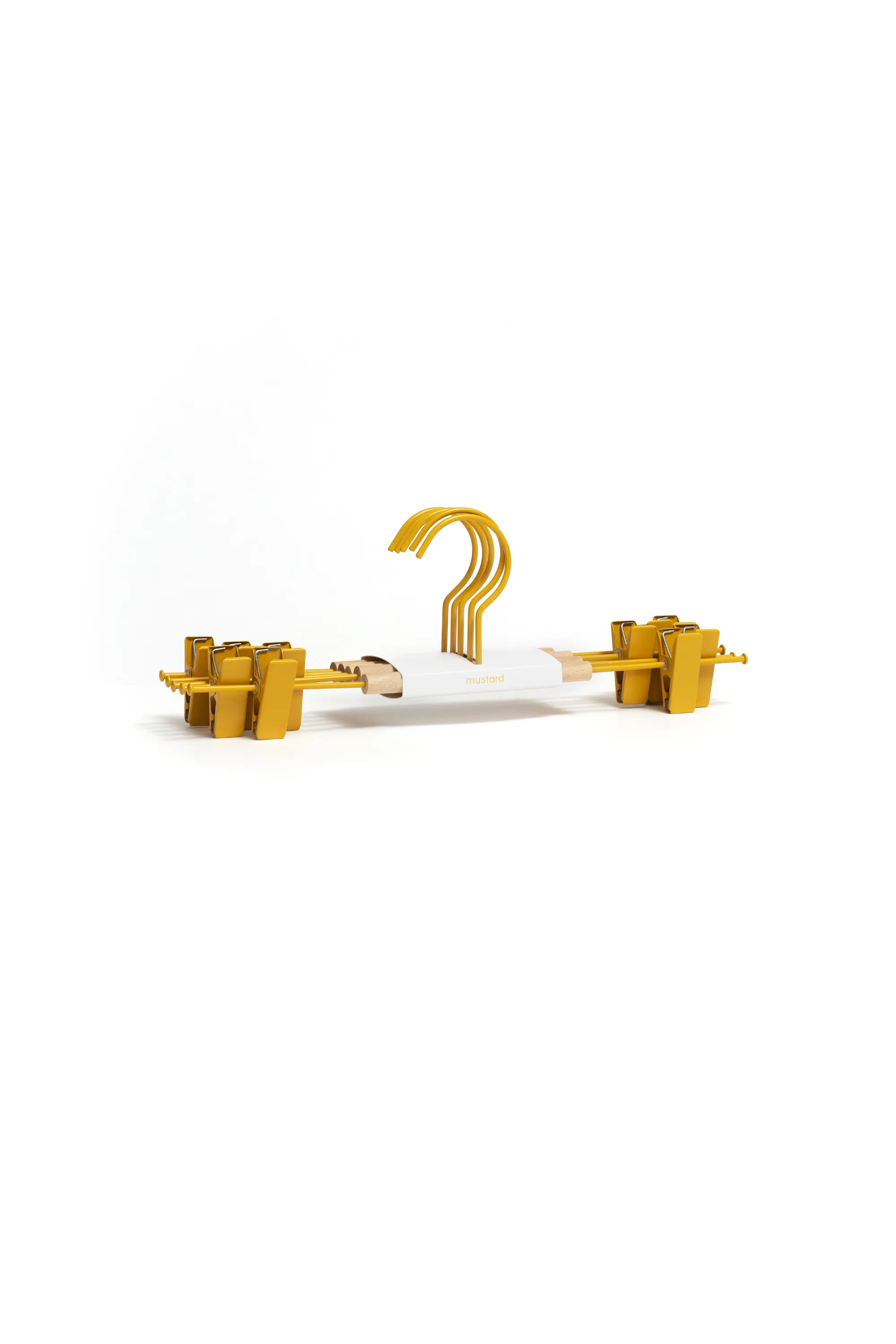 Adult Clip Hangers In Mustard