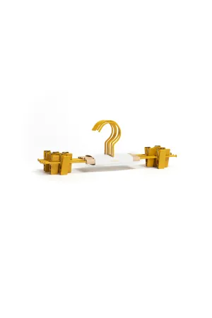 Adult Clip Hangers In Mustard