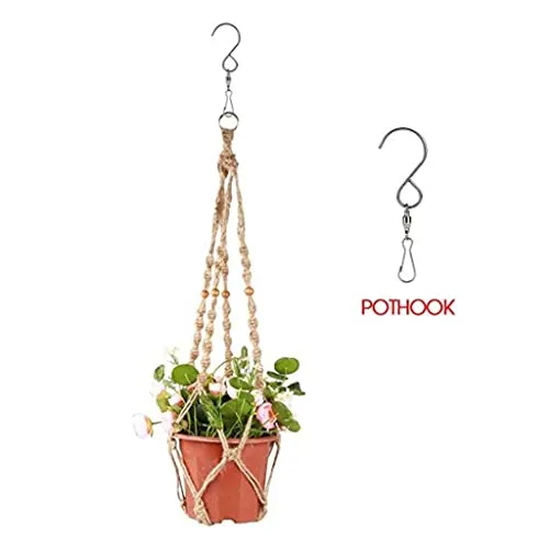 ATORSE® 2Pcs Spinning Swivel Clips Hanging S Hooks Wind Spinner Rotate Spiral Hangers| Wind Chime |Wind Bell |Chain Chimes |Charm Chime Bells for Home Beautiful
