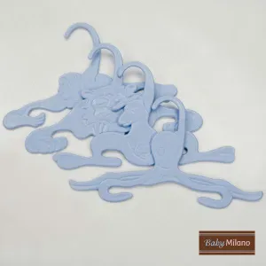 Baby Clothes Hangers - Blue - 4 Pk by Baby Milano