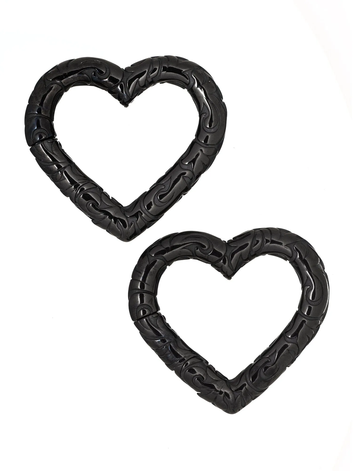 Baroque Heart Clicker Hangers