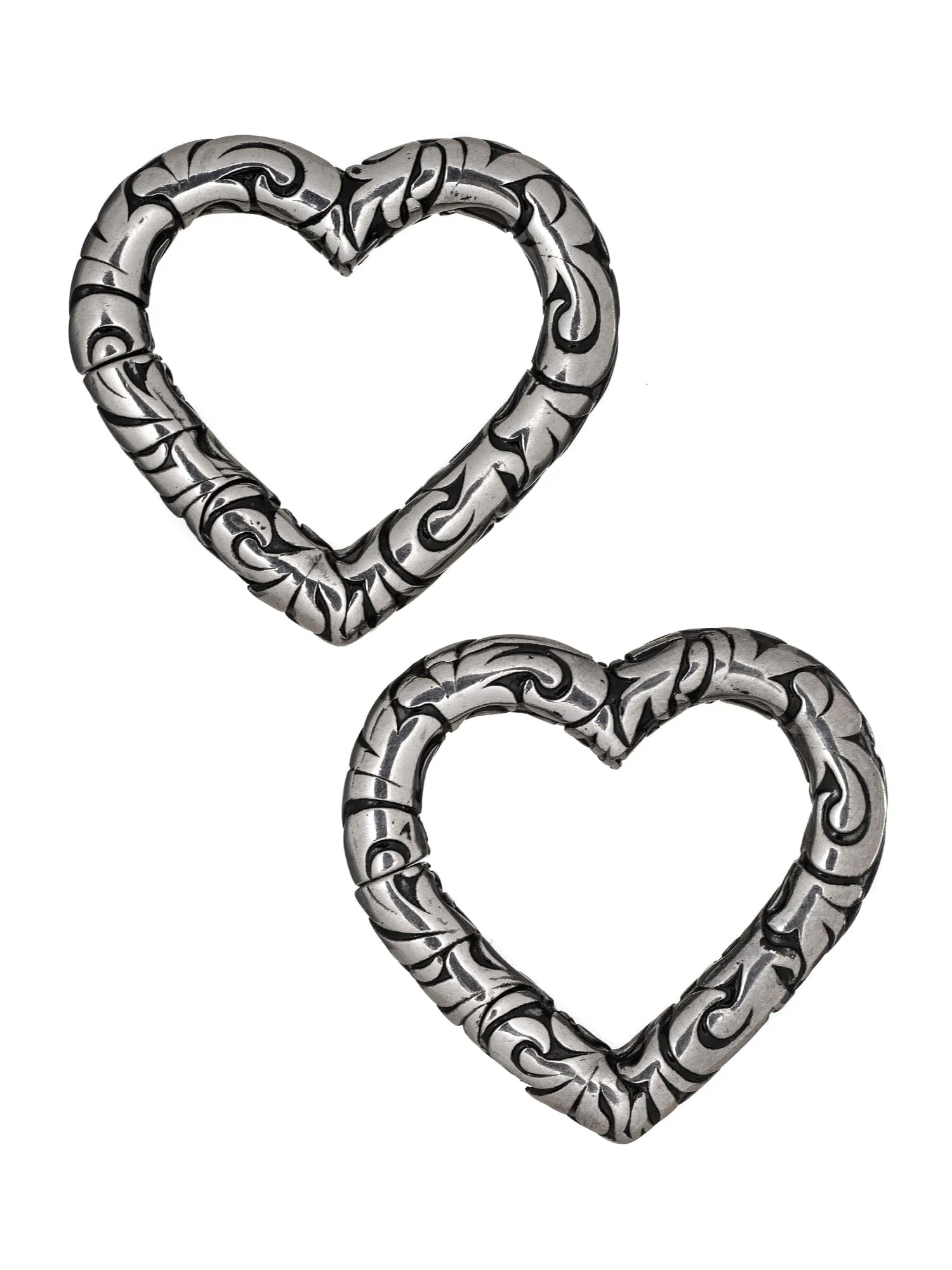 Baroque Heart Clicker Hangers