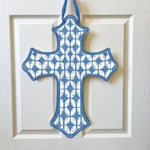Blue Cross Door Hanger