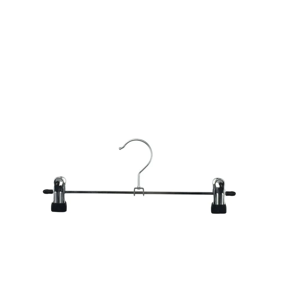 Chrome Clip Pants Hangers 3 Pack