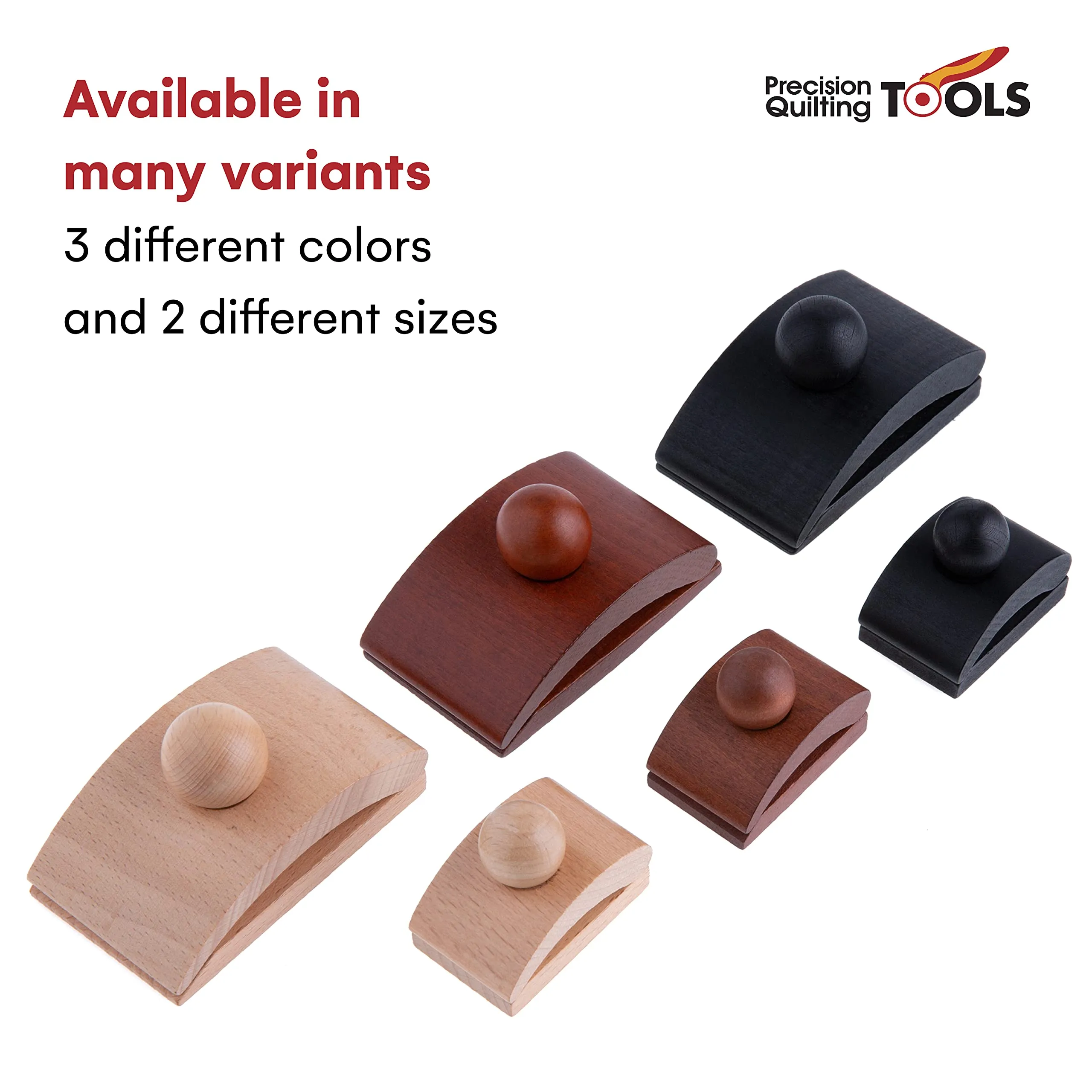 Classy Clamps Wooden Quilt Wall Hangers 2 Large Clips (Dark) And Screws For Wall