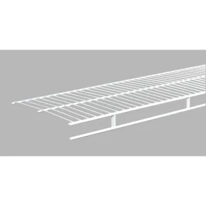 ClosetMaid 6 Ft. W. x 12 In. D. Ventilated Wire Shelf & Rod, White