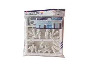 Clothespin Hanger for Low Laundry Pole