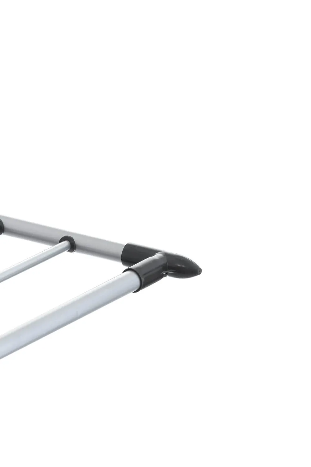 Deluxe A-Frame Clothes Airer with Top Hanging Rail Grey