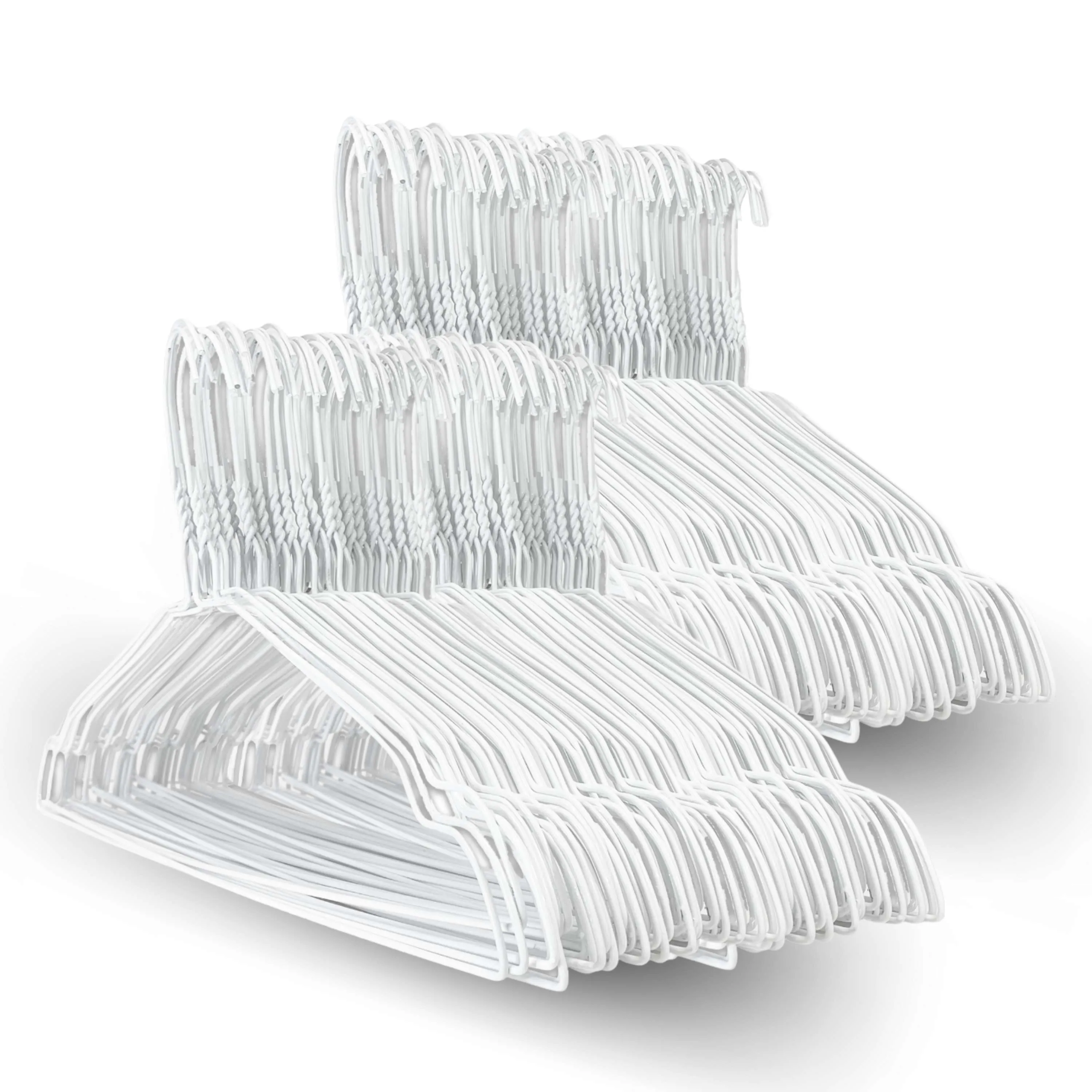 Dryclean & Laundry Metal Wire Hanger 16" 2.2mm - White