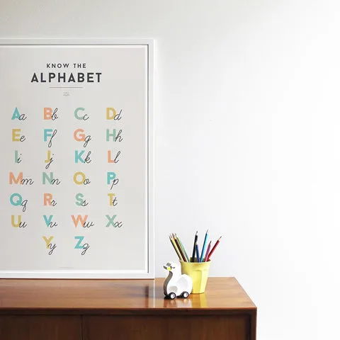 Educational Chart Alphabet