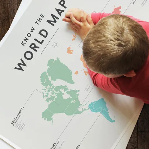 Educational Chart World Map