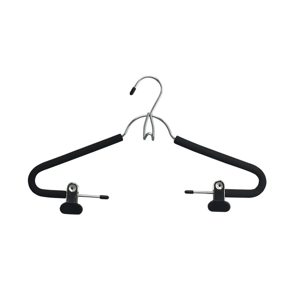 EVA Foam Coat Hangers with Clips 2 Pack