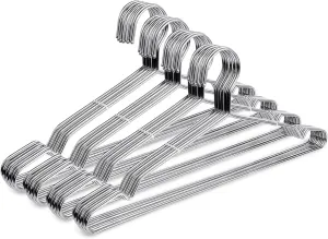 Fayleeko Wire Coat Hangers 40 Pack Strong Heavy Duty Stainless Steel Metal Ultra Thin Space Saving Clothes Hangers 16.5 Inch