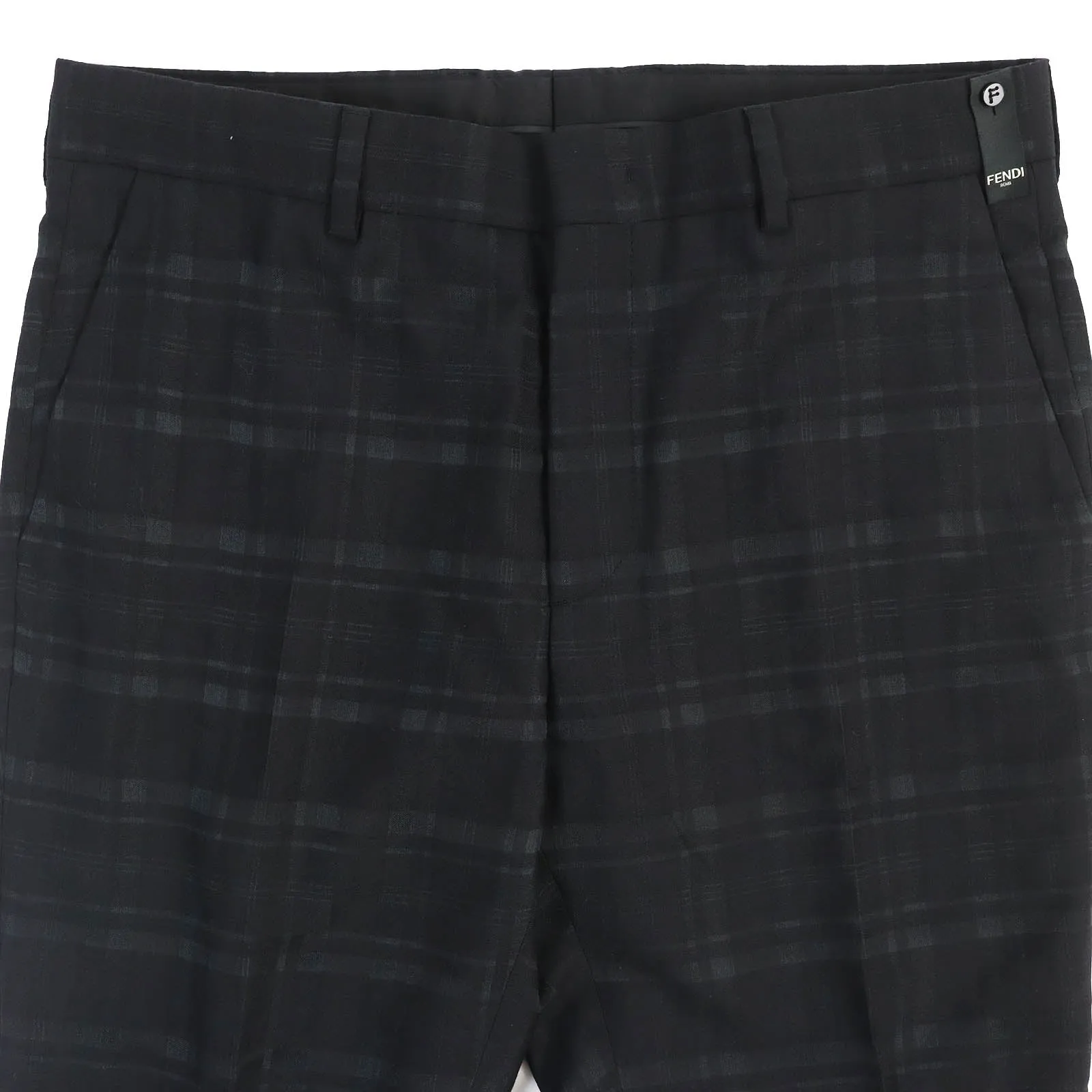 FENDI Pants FB0366 wool Black type 48