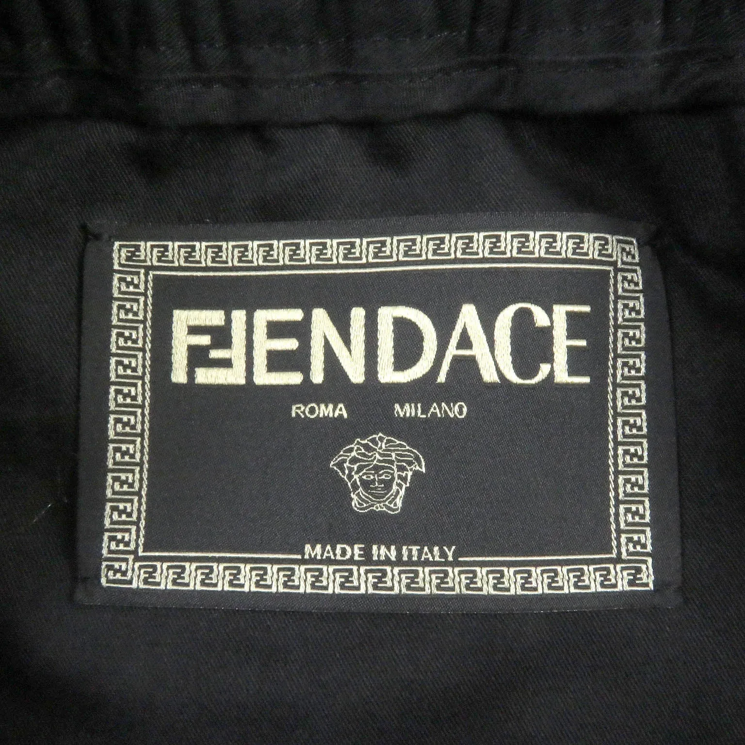 FENDI Pants FB0787 cotton black 48