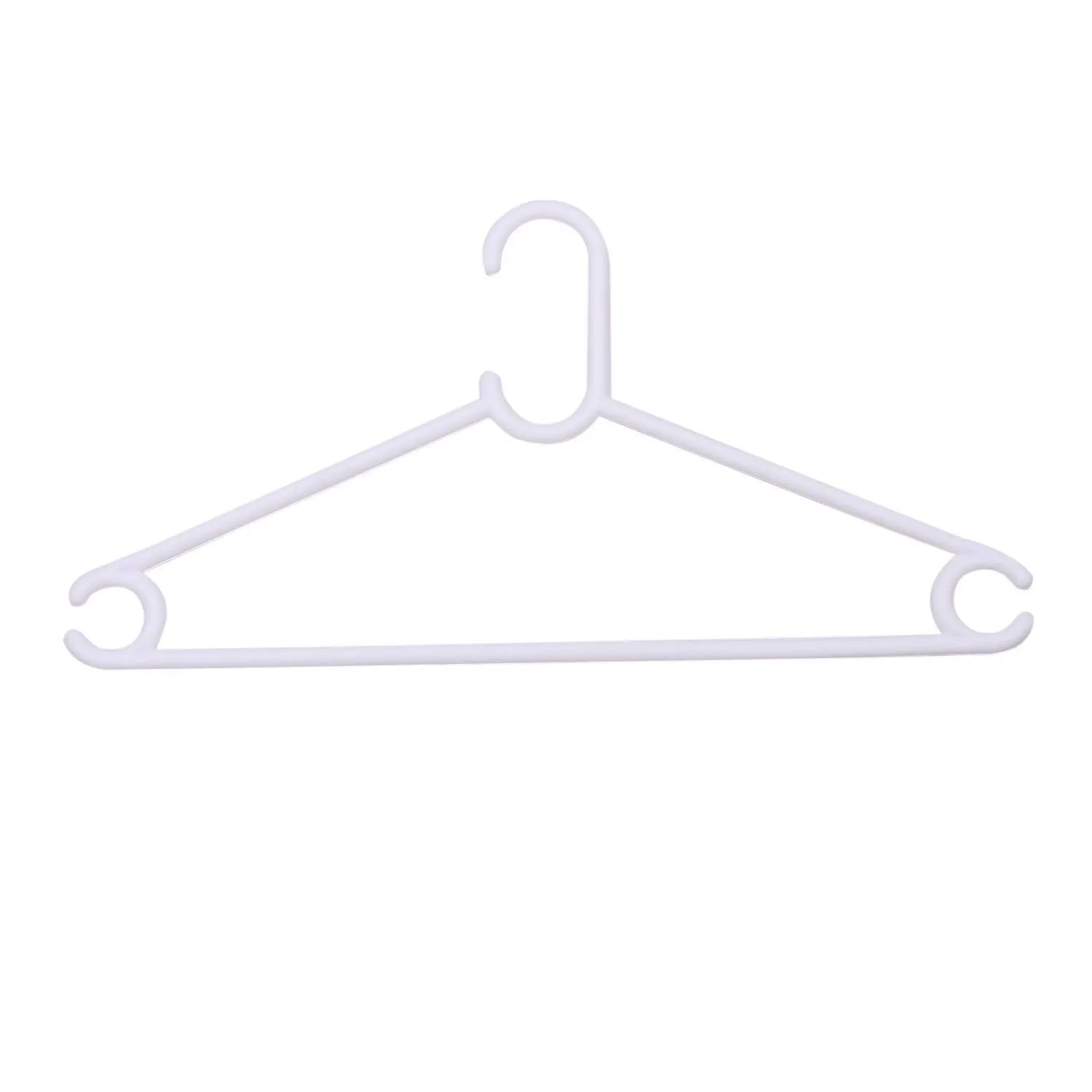 Heart Home Plastic 18 Pcs Hanger Set for Wardrobe (White) -CTLTC11027 CTHH12483