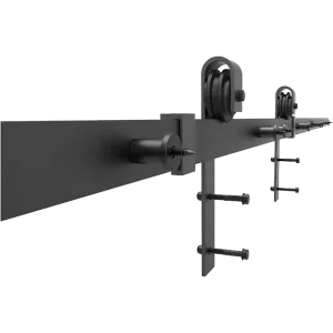 Heavy Duty Sliding Barn Door Hardware Kit, 160kg, 1.8m