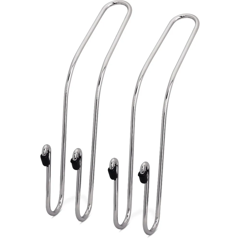 High Road Pair of Headrest Hooks - HR-CARHKSSLV
