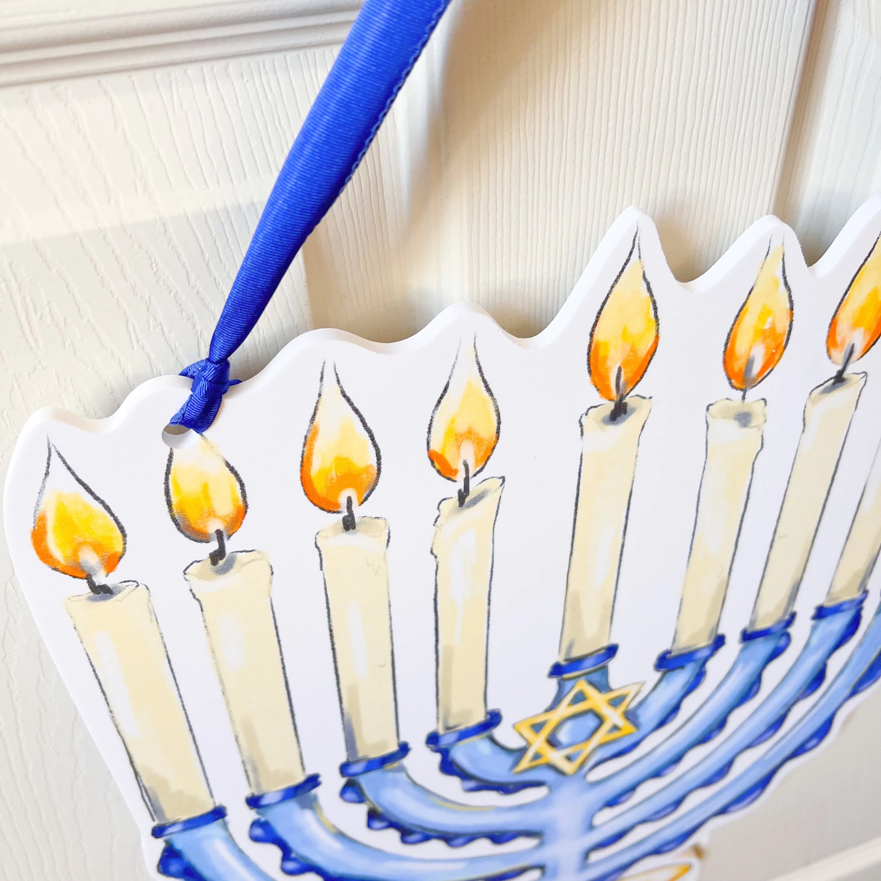 Menorah Door Hanger