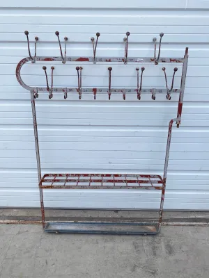 Metal Coat Rack and Umbrella Holder