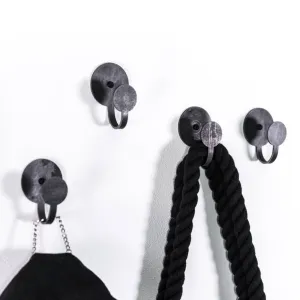 Metal wall hooks Circle, Modern hangers for bathroom
