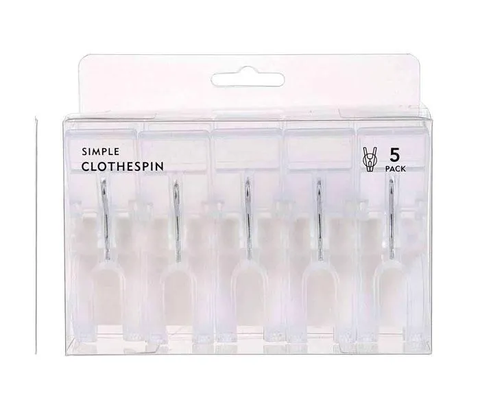 MINISO Simple Clothespin 5 Pack SALE