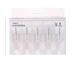 MINISO Simple Clothespin 5 Pack SALE