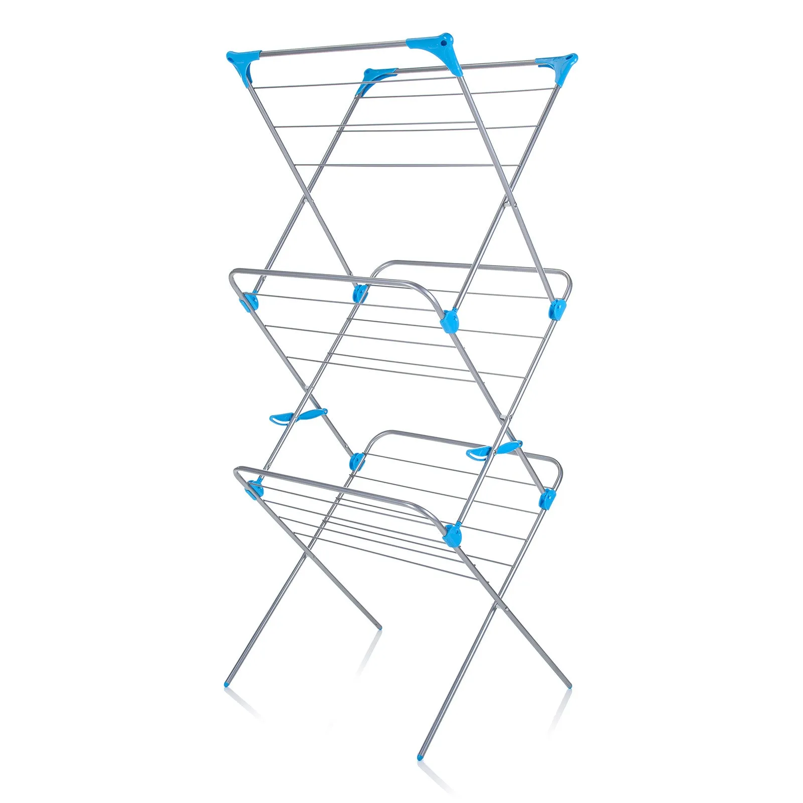 Minky 3 Tier Clothes Airer - Silver