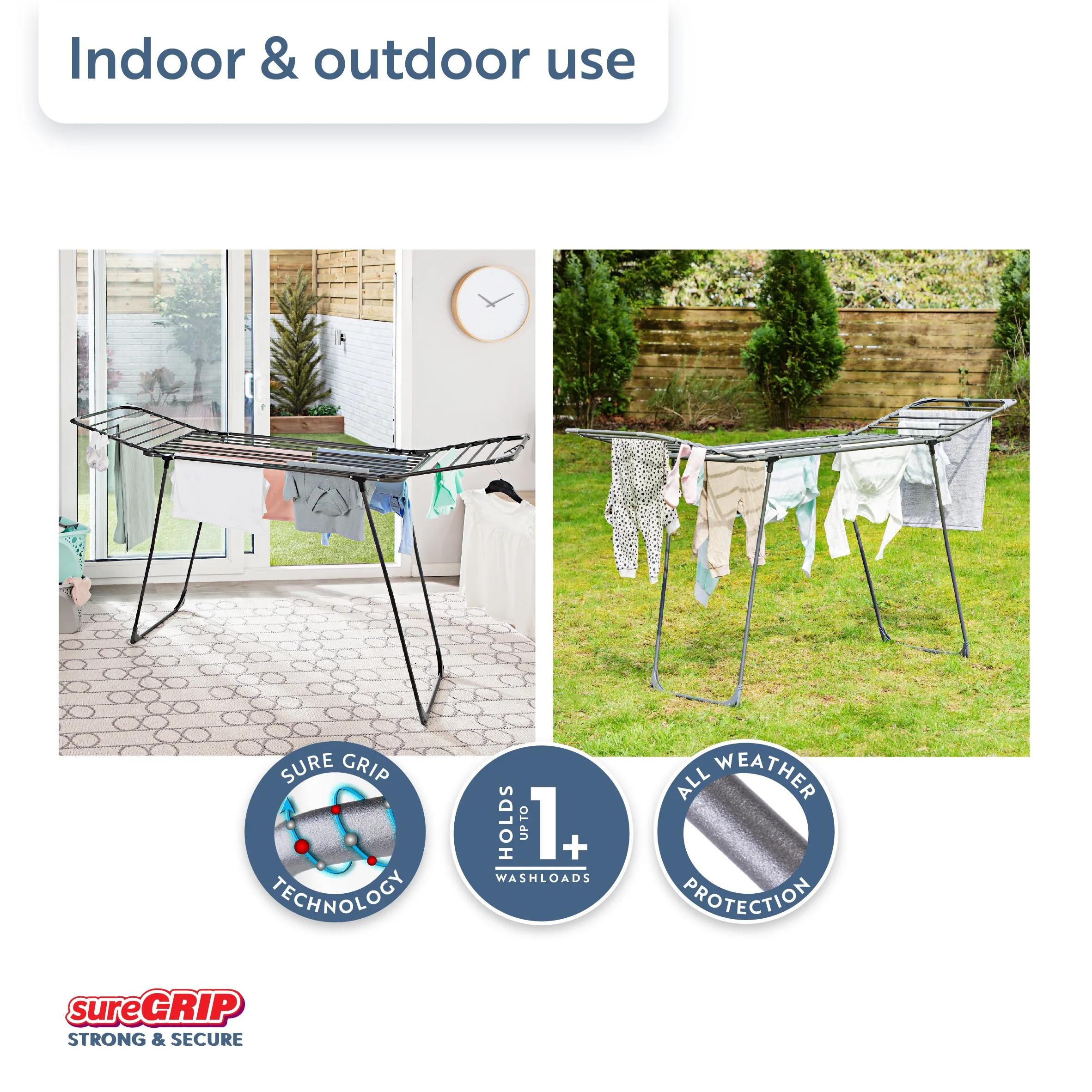 Minky Premium sureGRIP® 18m Balcony Airer