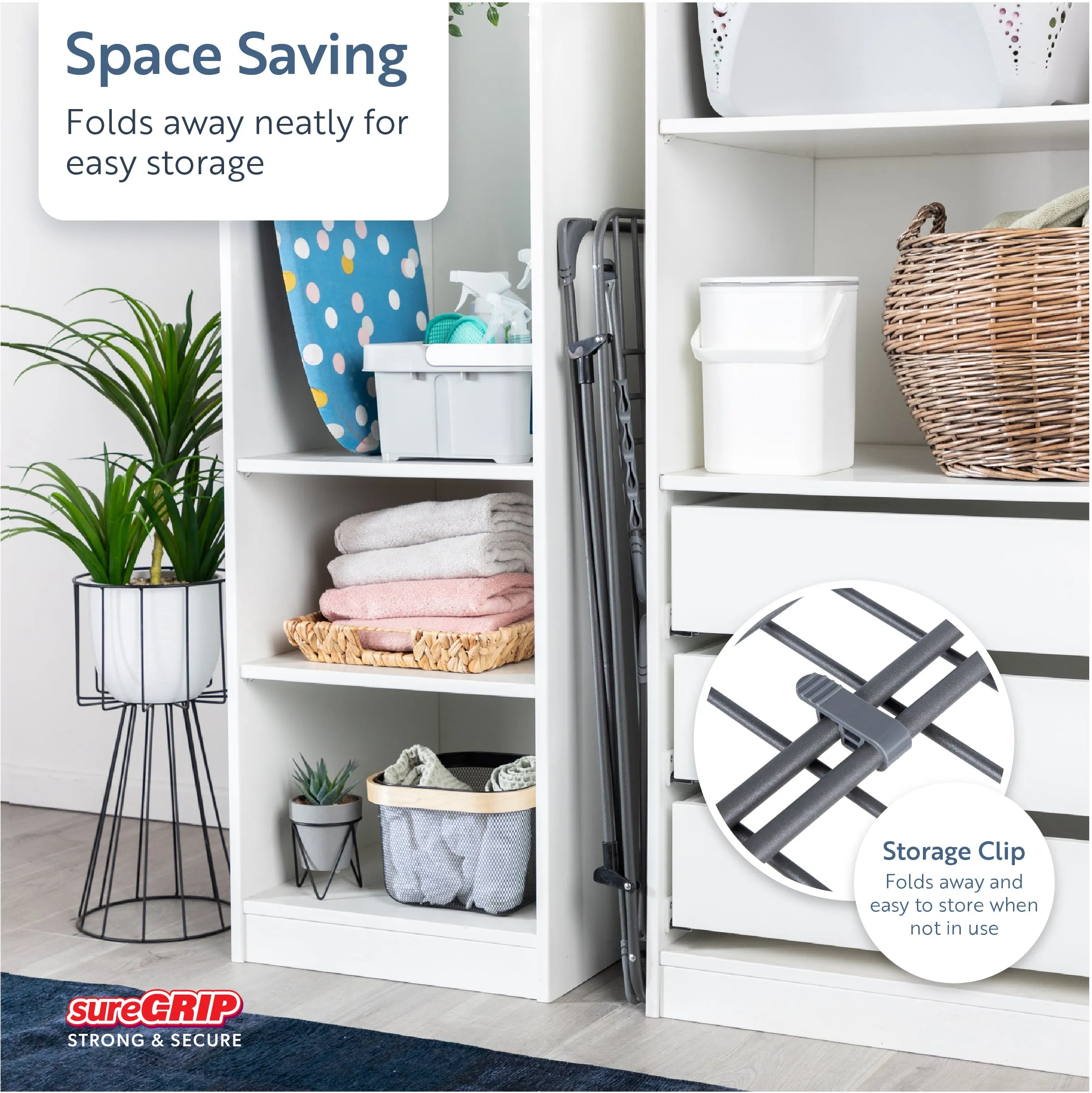 Minky Premium sureGRIP® 18m Balcony Airer
