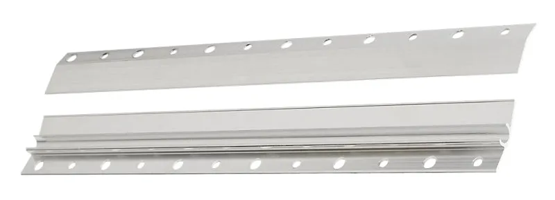 National Hardware N260-143 Heavy-Duty Hanger, 100 lb, Aluminum, Mill, 5/16 in Opening, 1/2 in Projection, Screw Mounting :EA: QUANTITY: 1