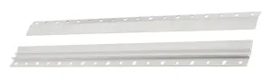 National Hardware N260-144 Heavy-Duty Hanger, 200 lb, Aluminum, Mill, 5/16 in Opening, 1/2 in Projection, Screw Mounting :EA: QUANTITY: 1