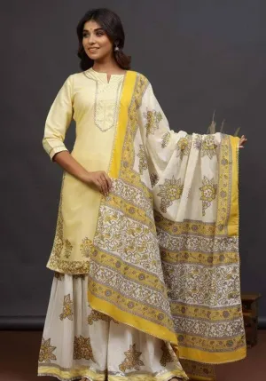 Premium Rayon Cotton Palazzo Set