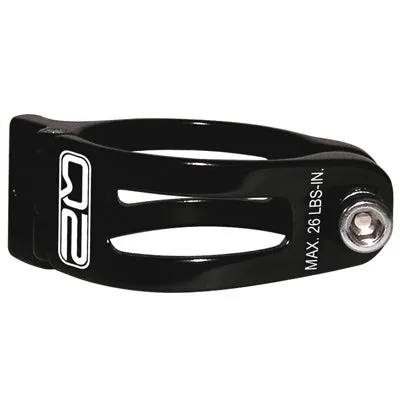 Q2 Ft Der Adptr,Brz-On,34.9 Blk 34.9 Super Light Clamp Front Derailleur Adaptor Q2 Derailleur