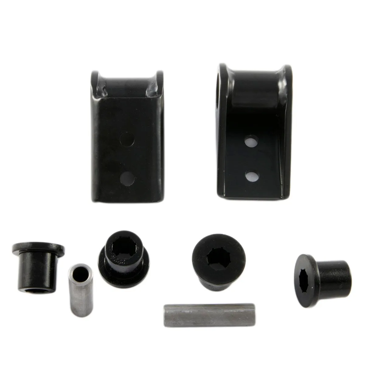 Rear Shackle Hanger System for Jeep CJ (1976-86) with YJ bushings