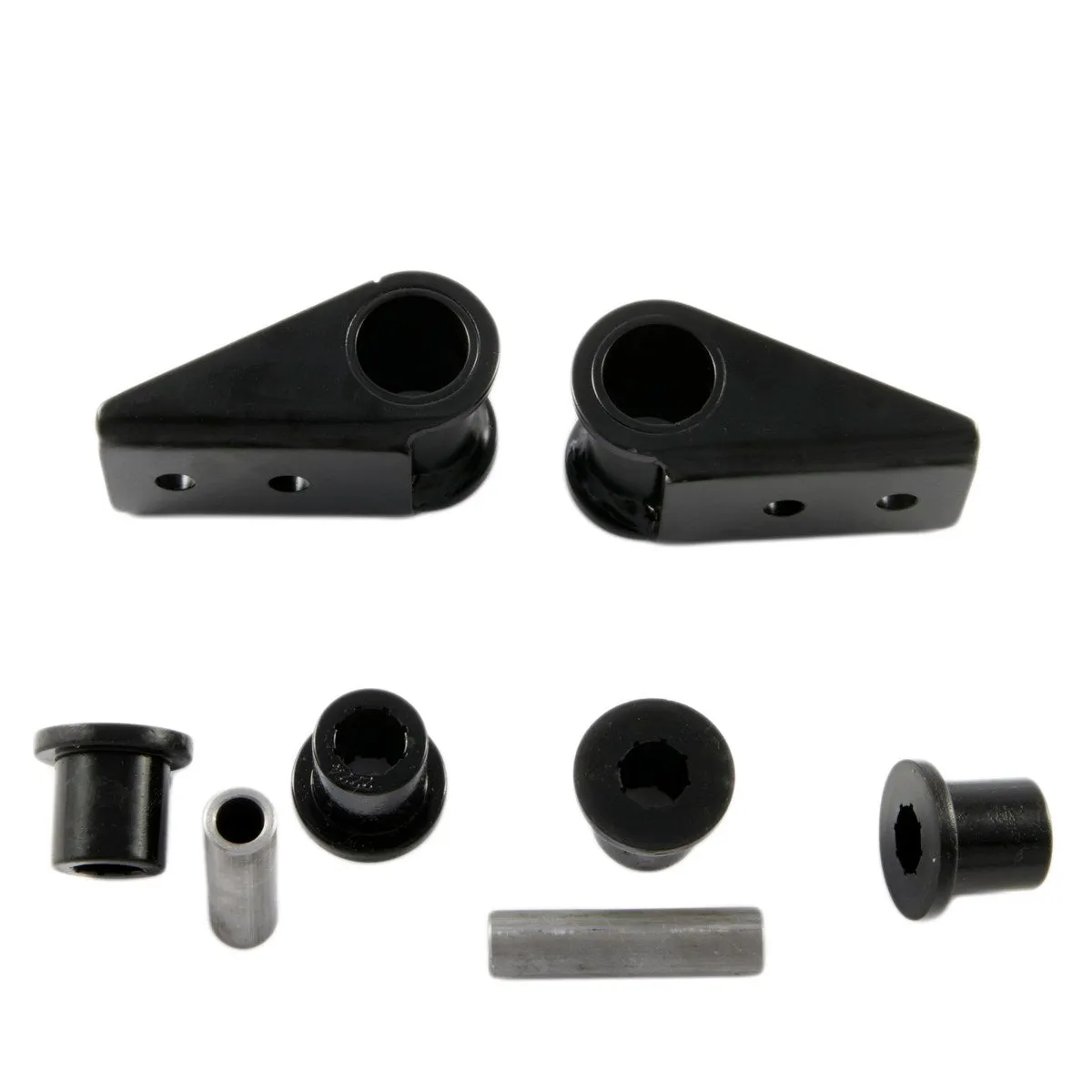 Rear Shackle Hanger System for Jeep CJ (1976-86) with YJ bushings