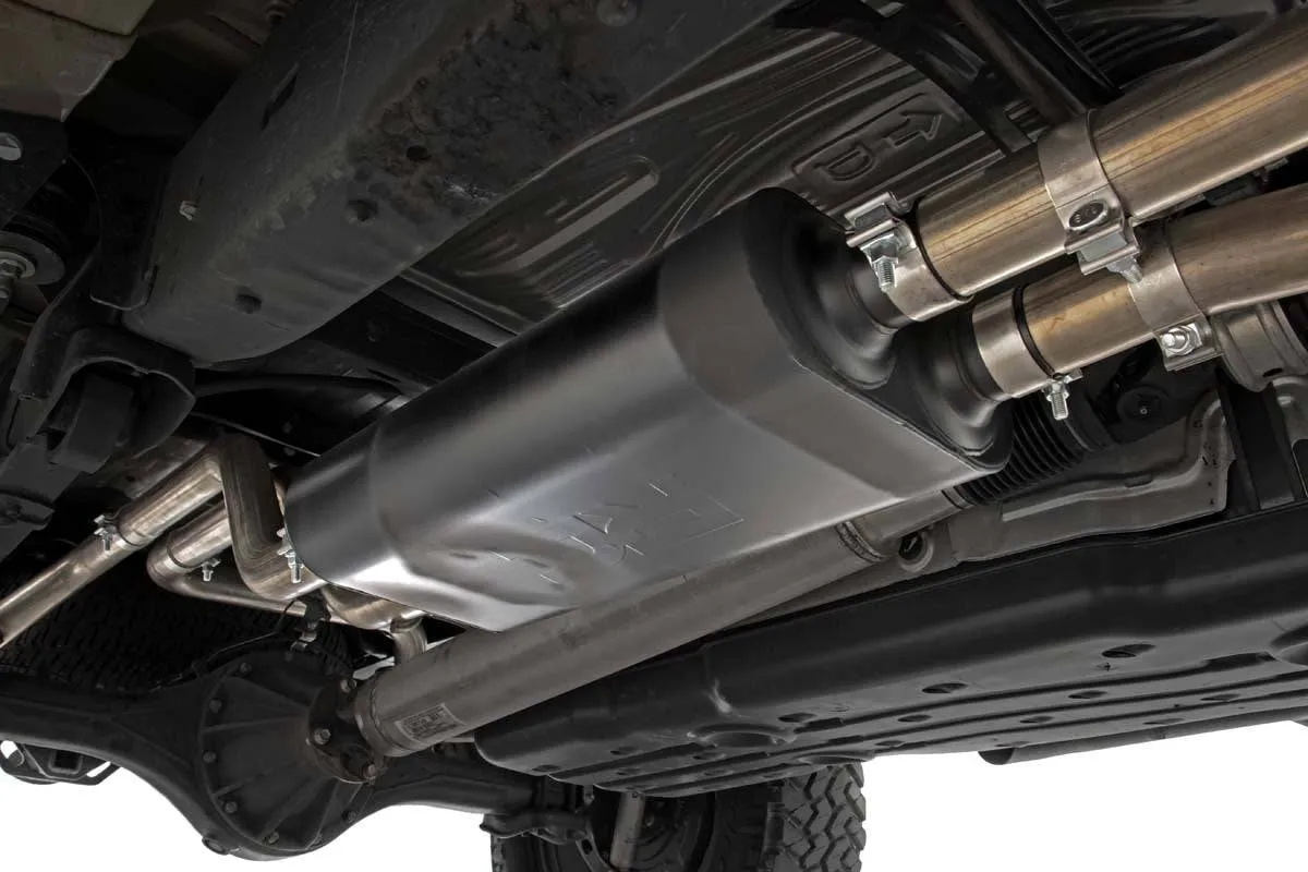 Rough Country Dual Cat-Back Exhaust System w/ Black Tips | 2009-2021 Toyota Tundra (96012)