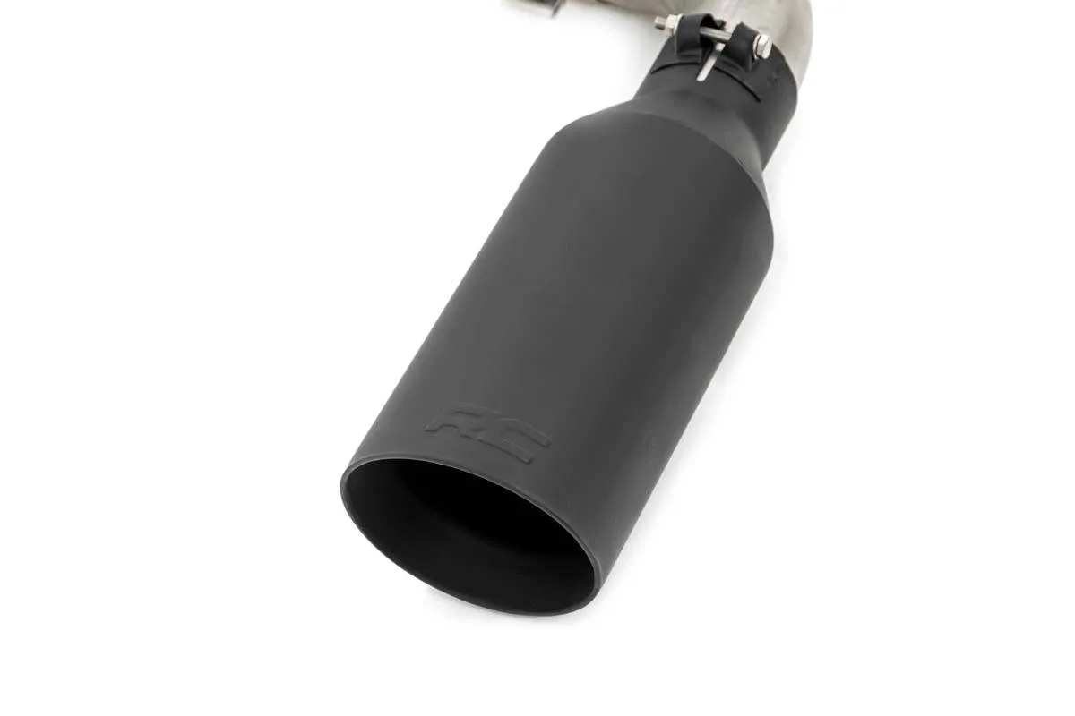 Rough Country Dual Cat-Back Exhaust System w/ Black Tips | 2009-2021 Toyota Tundra (96012)