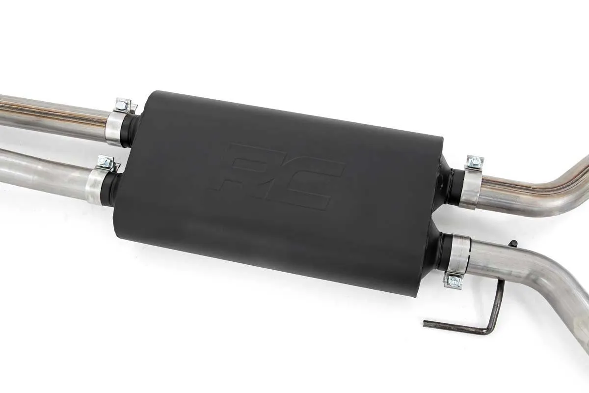 Rough Country Dual Cat-Back Exhaust System w/ Black Tips | 2009-2021 Toyota Tundra (96012)