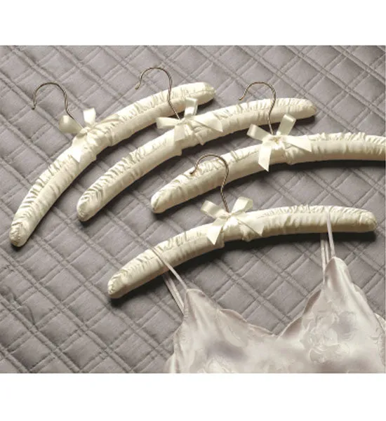 Satin Padded Hangers - Cream Tone