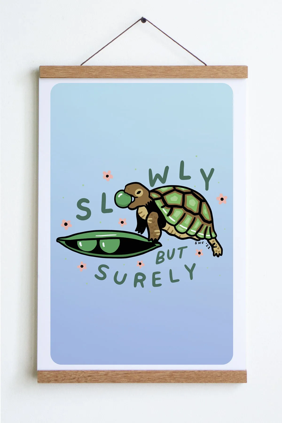 Slowly Turtle Print