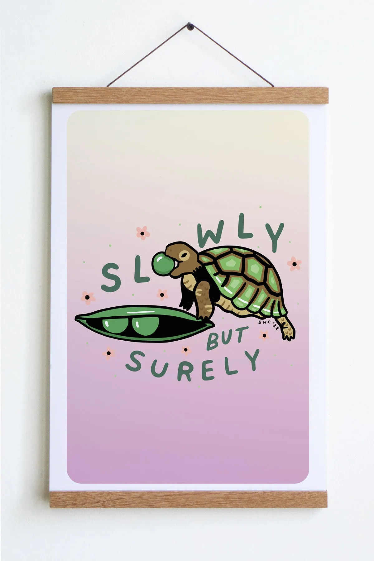 Slowly Turtle Print