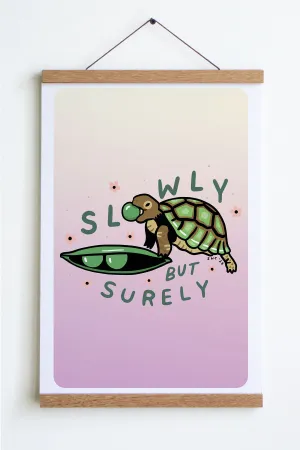 Slowly Turtle Print