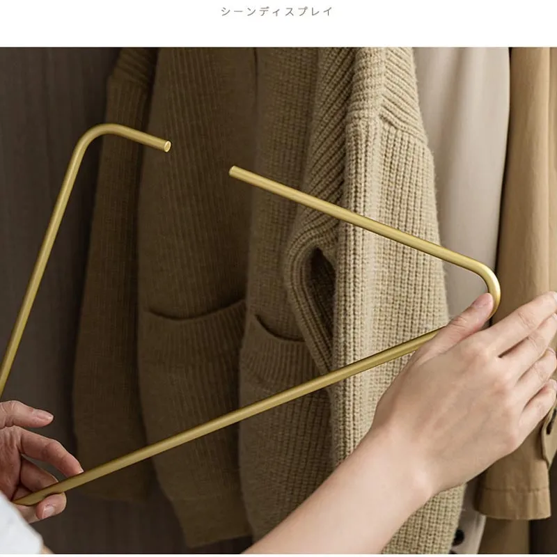 TEEK - Triangle 5pcs Solid Metal Hangers