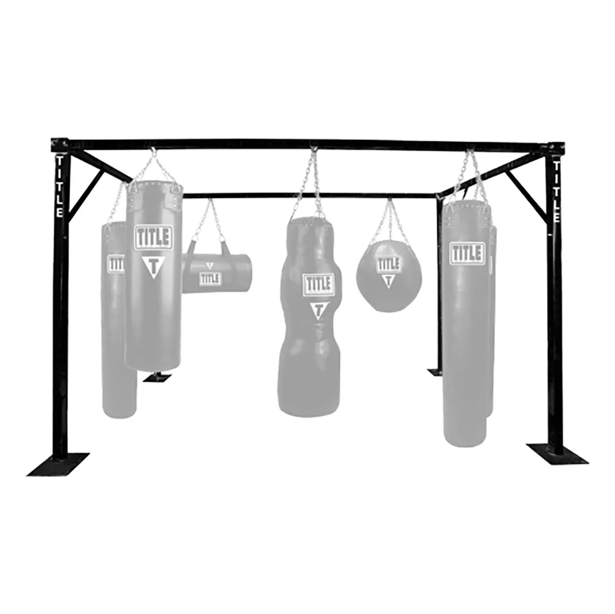 TITLE Boxing Heavy Duty Adjustable Pro Bag Stand