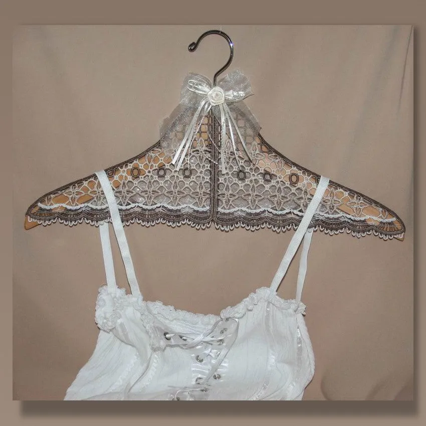 Vintage Lace Hanger Cover