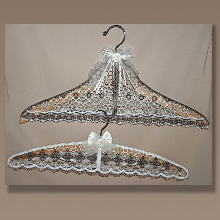 Vintage Lace Hanger Cover