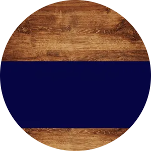 Welcome To Our Home Sign, blank Sign, Navy Stripe, Wood Grain, DECOE-2925-DH, 18 Wood Round
