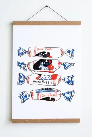 White Rabbit Print